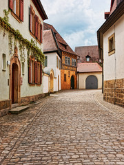 Old houses in Bamberg city center Germany