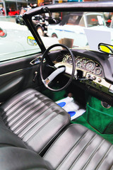 Passenger compartment of Retro car Pontiac Thenderbird