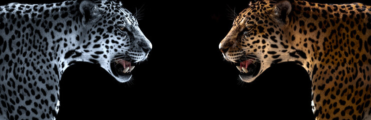 guépard, léopard, jaguar