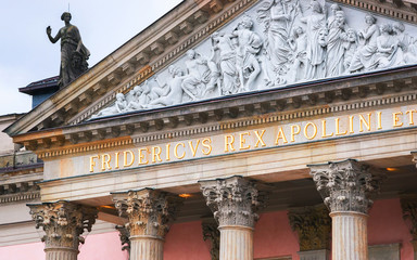 Fragment of Berlin State Opera in Berlin