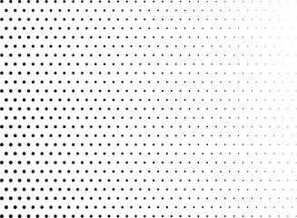 Abstract halftone dotted background. Futuristic grunge pattern, dot and circles.  Vector modern optical pop art texture for posters, sites, business cards, cover, postcards, labels, stickers layout.