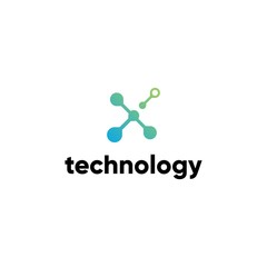 biotech logo design vector