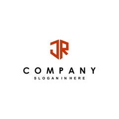 JR Security Shield Logo . Modern Minimalist Design for Protection and Safety Services