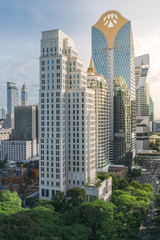 Obraz na płótnie Canvas Cityscapes and Skyline of Bangkok, Thailand