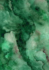 dark green abstract watercolor texture background