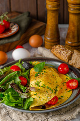 Egg omelette homemade