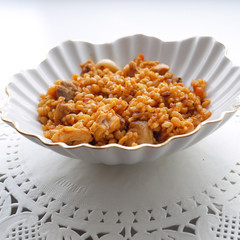 The classic Uzbek plow is a real holiday of the stomach, you just swallow your tongue!