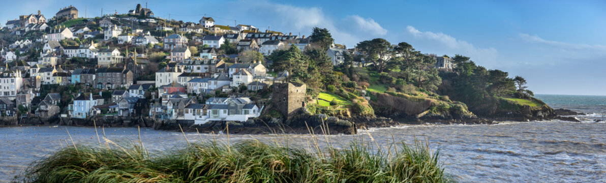 Polruan in Cornwall south west england