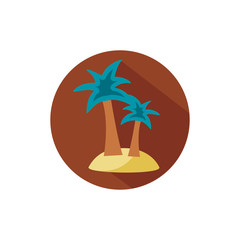 tree palms summer block style icon