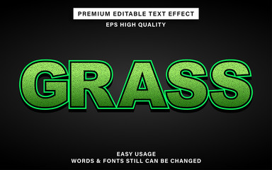 grass text effect