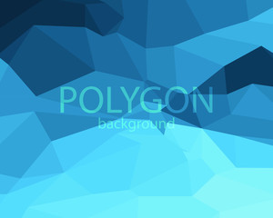 blue background red polygon mosaic Illustration vector design