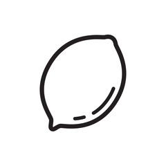 lemon icon vector logo template