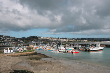 Fototapeta na wymiar Fishing Community, Newlyn, Cornwall, England