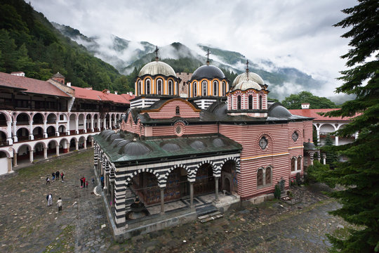 Fire Rila Monastery