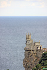 Swallow's Nest castle in Yalta. September 2009, Crimea Ukraine