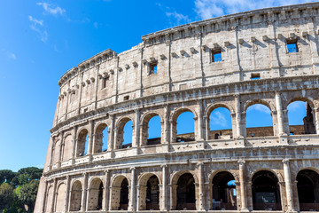 Obraz premium View of Colosseum, in Rome, Italy