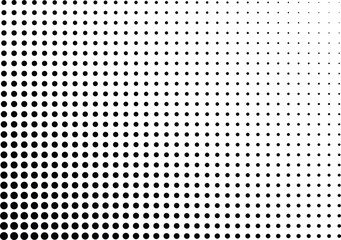 Abstract halftone dotted background. Monochrome pattern with dot and circles.  Vector modern futuristic texture for posters, sites, business cards, postcards, interior design, labels and stickers.