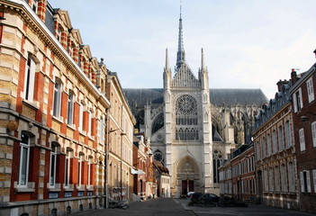 Fototapeta premium Ville d' Amiens, département de la Somme, France