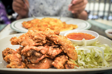 Fried chicken