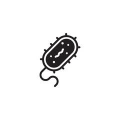 Bacteria icon. Microbe symbol. Virus sign. Modern, simple flat vector illustration for web site or mobile app, graphic design, UI. EPS10.