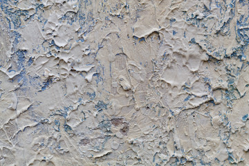 Old Weathered Grayish Concrete Wall Texture
