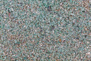 Background Created From Small Greenish Plexiglas Pieces