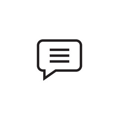 Comment, Chat icon. Speech bubble vector. Messages sign. Communicate symbol. Dialogue of people. Vector illustration