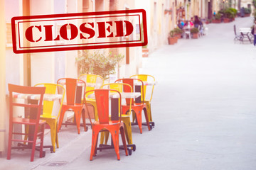 Restaurants and bars are shuting down due to the spread of coronavirus.