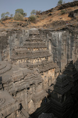 Naklejka premium Kailasa, Ancient Temple, India, Goa