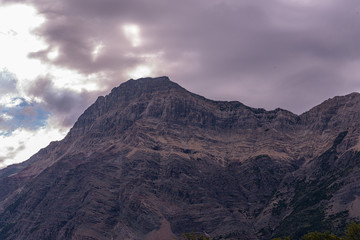 Mountains in Waterton National Park