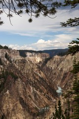 Yellowstone River in the Grand Canyon of the Yellowstone