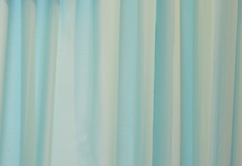 Obraz premium Light blue textile background for copy space