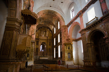 Fototapeta na wymiar Church of St Cajetan, India, Goa