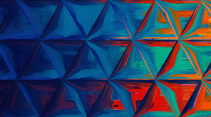 Fantasy colors abstract artistic background, art paint texture, beautiful fashion digital wallpaper artwork, bright and colorful design pattern backdrop, creative geometric forms and fractals elements