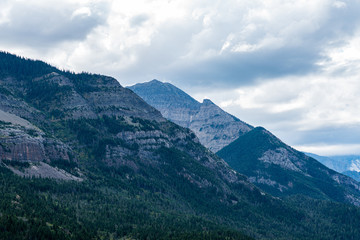 Naklejka premium Mountains in Waterton National Park