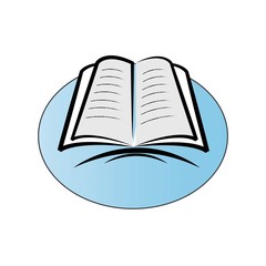 Book education Logo  vector Illustration design