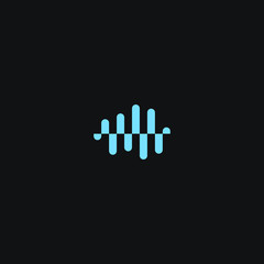 Fototapeta na wymiar Music note symbol logo and icon template design