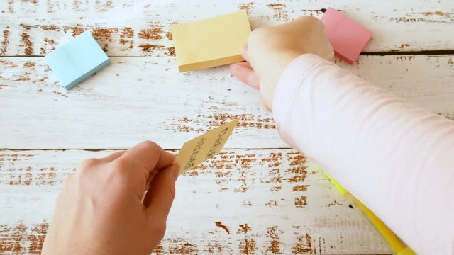 software scrum agile board with paper tasks, agile software development methodologies concept. Product backlog concept