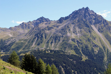 Mountain landscape of the Resia Valley in the Alps of Friuli - Italy 006