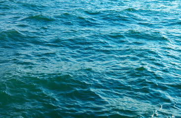 Blue sea water background texture