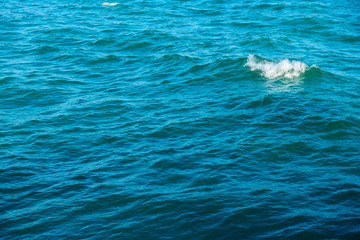 Obraz premium Blue sea water background texture