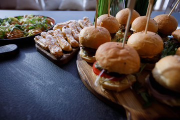 grilled steak with vegetables