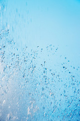 bright splash of water against the blue sky