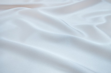 white satin fabric as background