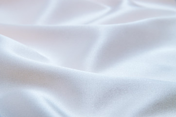 white satin fabric as background texture