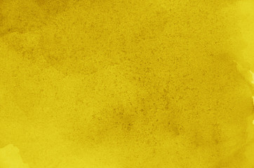 Abstract yellow background in watercolor style