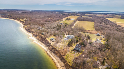 Aerial North Shore Long Island