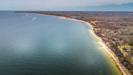 Aerial North Shore Long Island