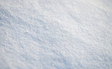 background white of fresh snow