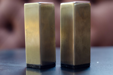 Saltcellar and Salt on the Table